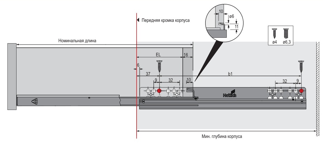 Висувні системи BLUM та HETTICH - огляд.